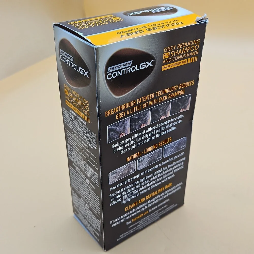 Just For Men Control GX Grey Reducing Shampoo Discontinued 2017 NOS‎ New 5 Oz